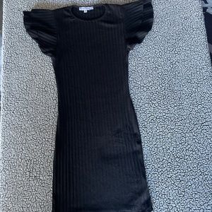Flutter Sleeve Mini Dress